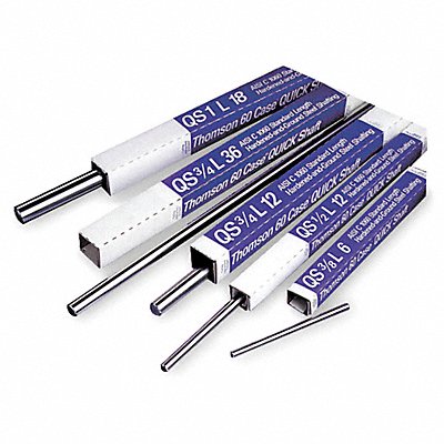THOMSON QS12L36 Shaft Alloy Steel 0.500 In D 36 In