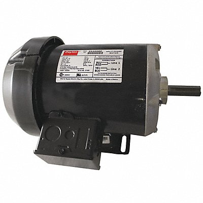 DAYTON 5K596 GP Motor 1/2 HP 1 725 RPM 115V AC 56