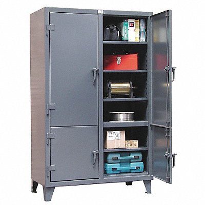 STRONG HOLD 564D248 Storage Cabinet 78 x60 x24 DrkGry 8Shlv