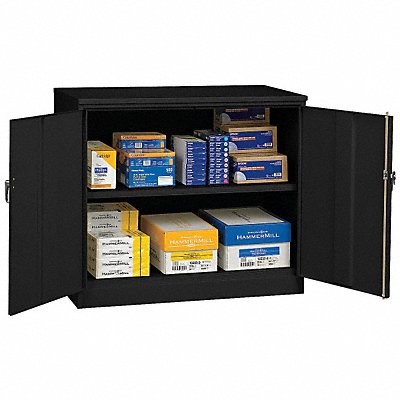 TENNSCO J2442SUBK Storage Cabinet 42 x48 x24 Black 2Shlv