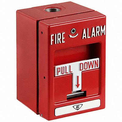 EDWARDS SIGNALING MPSR2SHTWGE weatherproof pull station dbl action hex