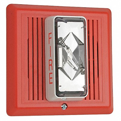 EDWARDS SIGNALING 2452THS110R 110 candela horn strobe wall mount
