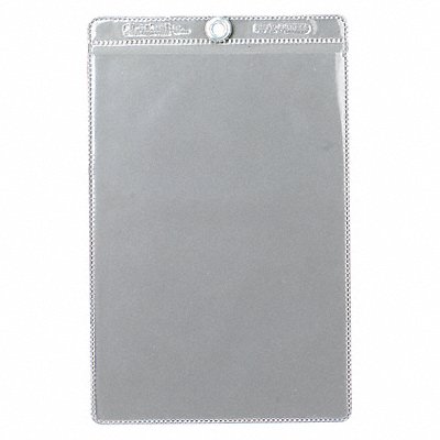 BRADY 81763 Prot Env 6-1/2 x 4-1/2 In Clear PK10