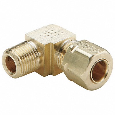 PARKER L269CA66 Elbow 90 Low Lead Brass CompxM 3/8In