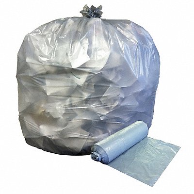 5KRD4 ABILITY ONE 8105020000000 Garbage Bag 60 gal Clear PK100