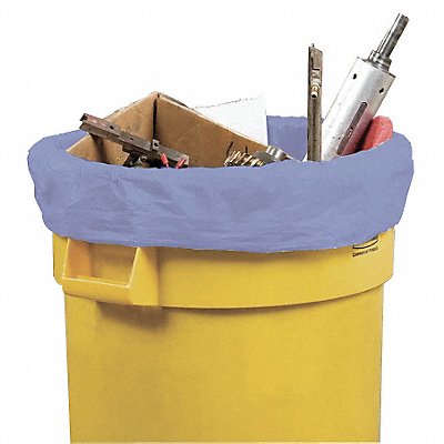 ABILITY ONE 8105020000000 Garbage Bag 33 gal Blue PK100