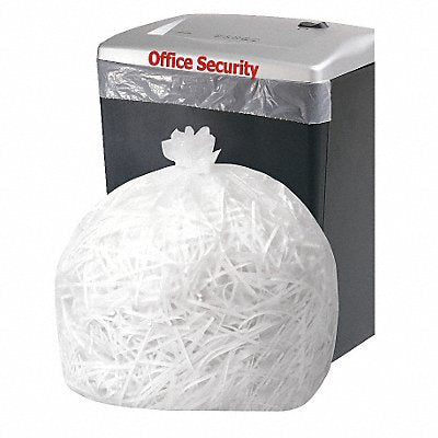 ABILITY ONE 8105010000000 Shredder Bag 39 gal Clear PK50
