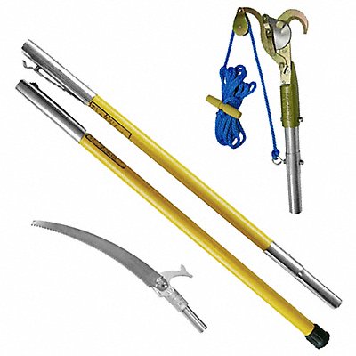 JAMESON FG6PKG1 Tree Pruner (2) 6 ft Poles 13 In Blade