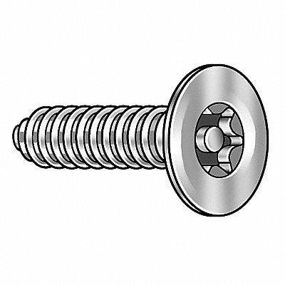 TAMPER-PRUF SCREW 91890 Screw Size #10 T20 18-8SS 1.5 L PK10