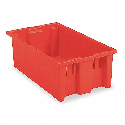 AKRO-MILS 35200RED F8980 Stack and Nest Ctr Red Solid Polymer