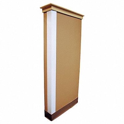GRAINGER 5KZJ2 G3649 Corner Guard White 2x48in Adhesive