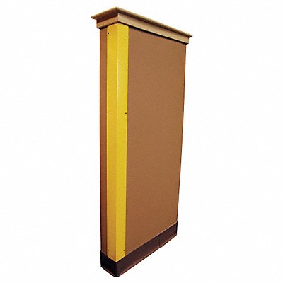GRAINGER 5KZH3 G3654 Corner Guard Yellow 4x48 Hardware FR