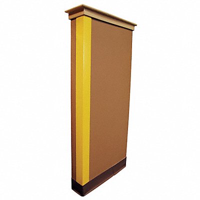 GRAINGER 5KZH8 G3649 Corner Guard Yellow 2x48in Adhesive