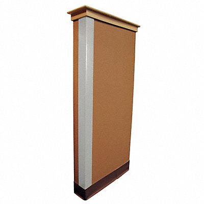 GRAINGER 5KZK9 G3649 Corner Guard Silver 2x48in Adhesive