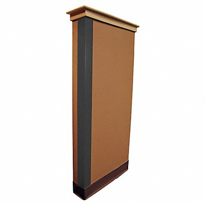 GRAINGER 5KZP9 G3653 Corner Guard Grey 4x48 Adhesive
