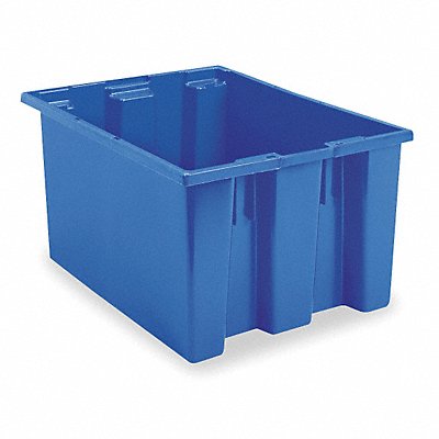 AKRO-MILS 35230BLUE F8773 Stack and Nest Ctr Blue Solid Polymer