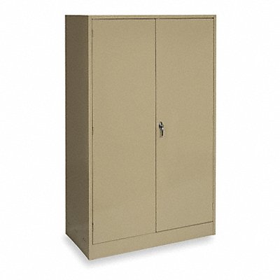 GRAINGER 1UFE7 Storage Cabinet 78 x48 x24 Tan 4Shlv