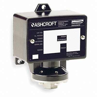 ASHCROFT B424VXCYLM200 PressureSwitch 20-200psi Diaphragm SPDT
