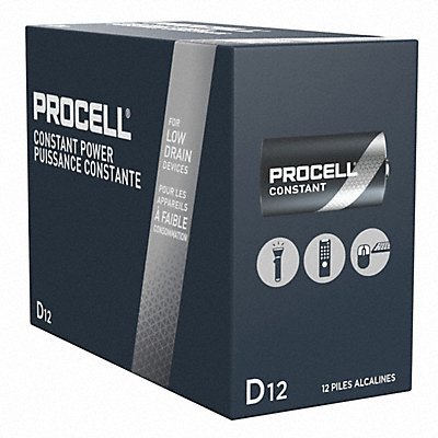 DURACELL PROCELL PC1300 Battery Alkaline D Everyday PK12