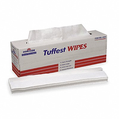 ABILITY ONE 7920010000000 Dry Wipe 16-3/4 x 19-1/2 White PK8