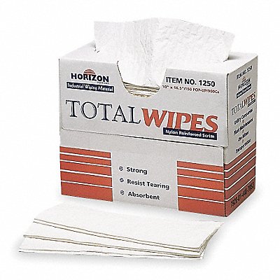 5LG97 ABILITY ONE 7920010000000 Dry Wipe 10 x 16-1/2 White