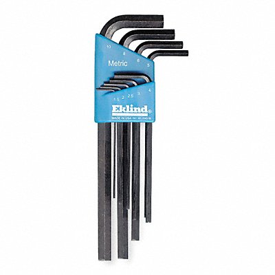 EKLIND 10609 Hex Key Set L 3 1/32 in to 6 37/64 in