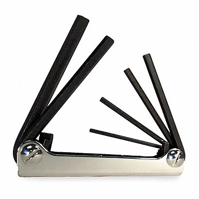 EKLIND 21151 Hex Key Set Folded 3 in to 5 3/32 in