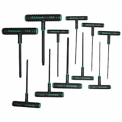 EKLIND 68691 Torx Key Set T Shape 6 in