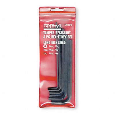 EKLIND 90100 Hex Key Set L 5 1/4 in