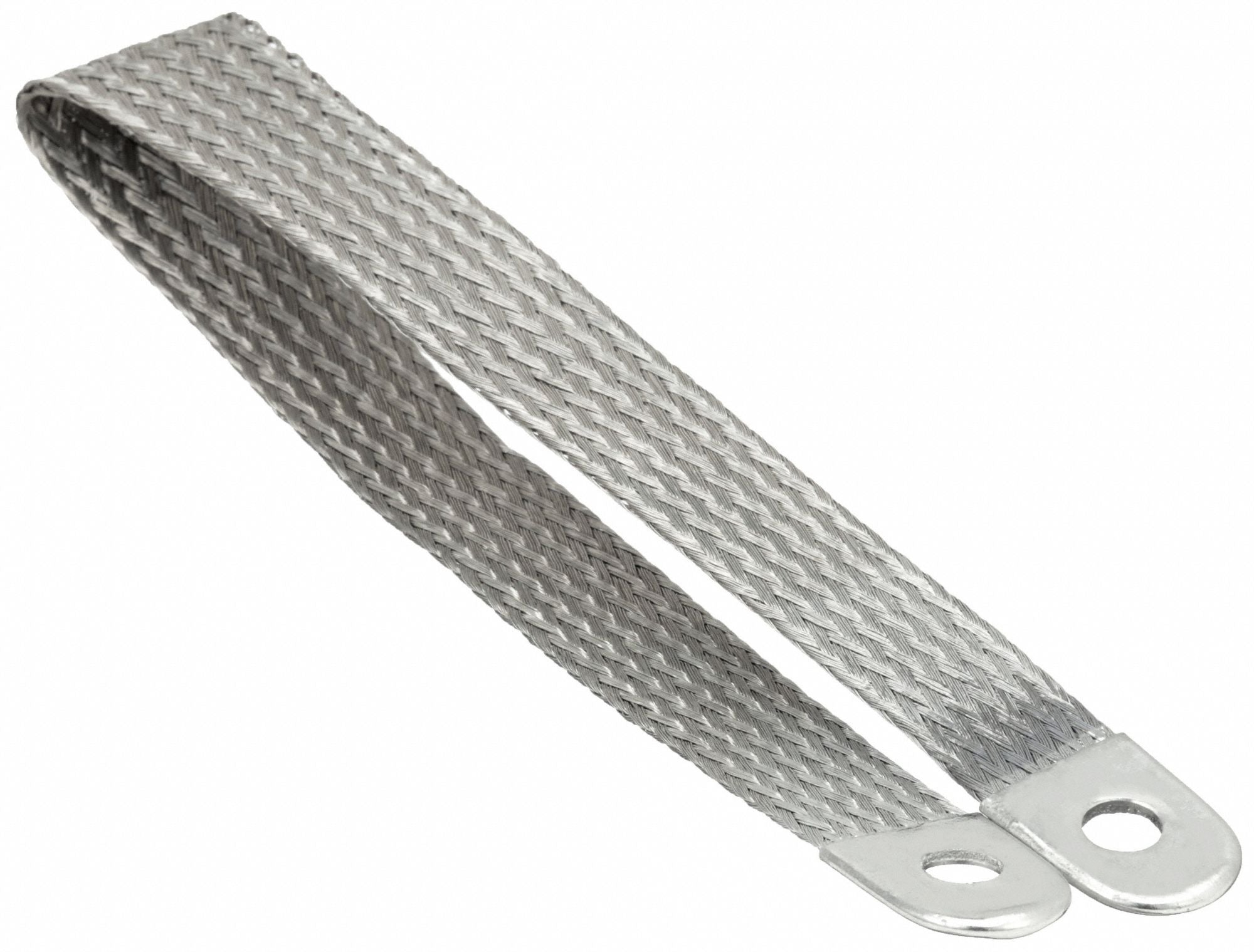 QUICKCABLE 7418396002 Ground Strap Braided Silver PK2