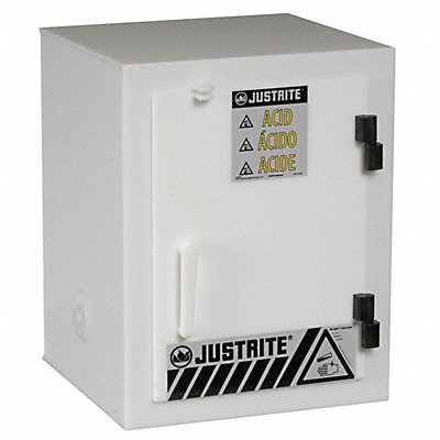 JUSTRITE 24004 Acid Safety Cabinet 22 H 17 W