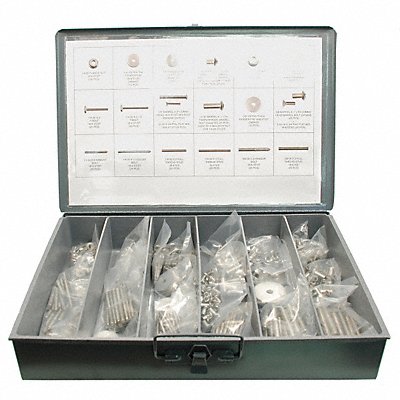 GRAINGER ZSOLAR1 Fastener Kit SS 530pcs Truss Head