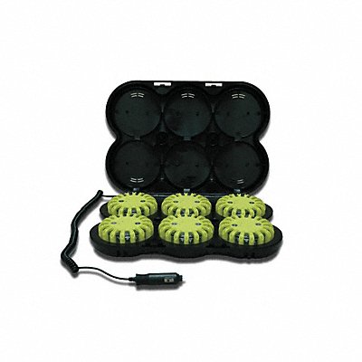 POWERFLARE PF6P210RRY Rechargeable LED Safety Flare Kit Red