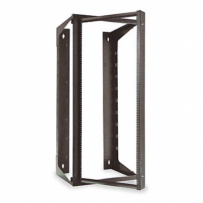 HUBBELL PREMISE WIRING HPWWMR48 Swing Frame 48 in H 18 in D 20.7in W Blk