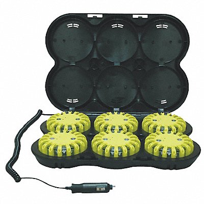 POWERFLARE PF6P210RAY Rechargeable LED Safety Flare Kit Amber