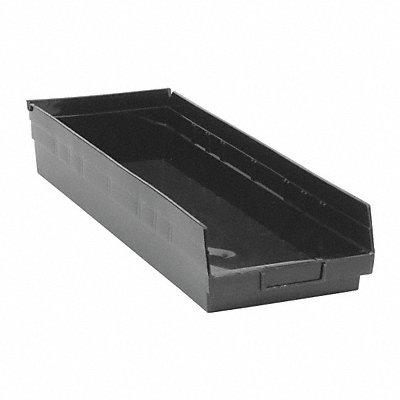 QUANTUM STORAGE SYSTEMS QSB114CO Shelf Bin Black Polypropylene 4 in