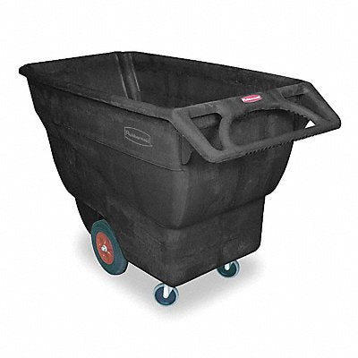 RUBBERMAID COMMERCIAL PRODUCTS FG101300BLA Tilt Truck Standard 3/4 cu yd. 1000 lb.