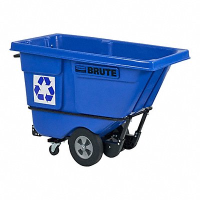 BRUTE FG130573BLUE Tilt Truck Standard 1/2 cu yd. 850 lb.