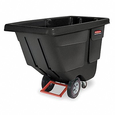 RUBBERMAID COMMERCIAL PRODUCTS FG131400BLA Tilt Truck Utility 1 cu yd. 850 lb.