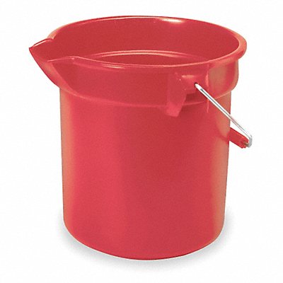 RUBBERMAID COMMERCIAL PRODUCTS FG296300RED Bucket 2 1/2 gal Red