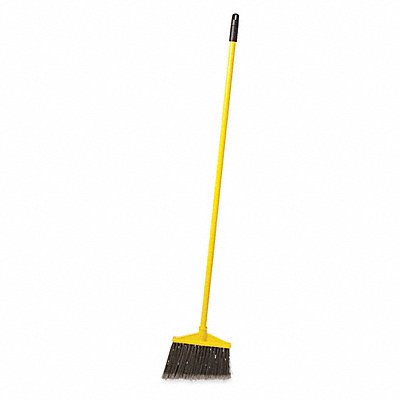RUBBERMAID COMMERCIAL PRODUCTS FG637500Grey Angle Broom 38 in Handle L 11 in Face
