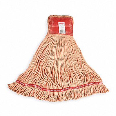 RUBBERMAID COMMERCIAL PRODUCTS FGA25206OR00 Wet Mop Orange Cotton/Synthetic