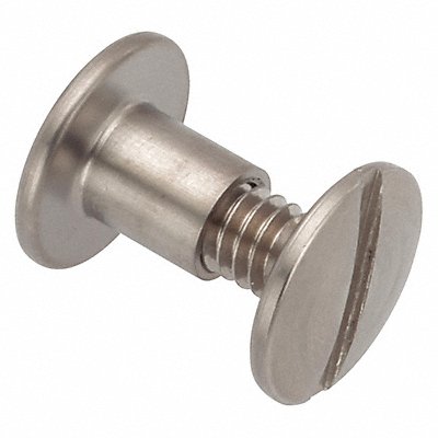 GRAINGER 5MA86 Binding Post 18-8SS #8-32 1/4 L PK25