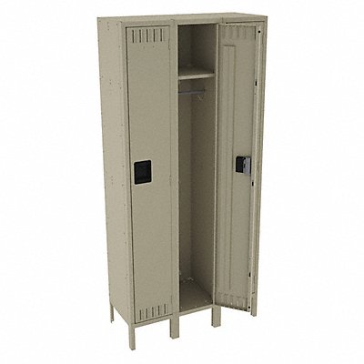 TENNSCO STK1215723SD F0415 Locker 1x3Locker Sand 78 x36 x15 Unassembled