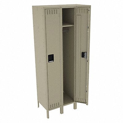 TENNSCO STK1218723SD F0416 Locker 1x3Locker Sand 78 x36 x18 Unassembled