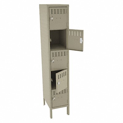 TENNSCO BS51218121SD Bx Locker 5x1Locker Sand 66 x12 x18 Assm