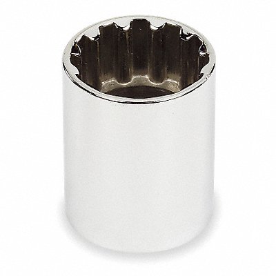 PROTO J5214SPL Socket Steel Chrome 7/16 in