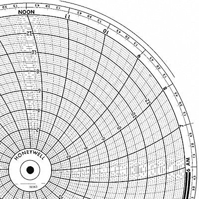 HONEYWELL BN15563 M6795 Circular Paper Chart 24 hr 100 pkg