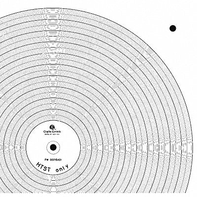 GRAPHIC CONTROLS PW00215401 Circular Paper Chart  100 pkg
