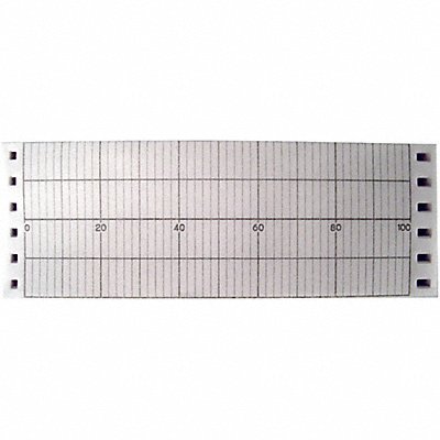 GRAPHIC CONTROLS YOKB9565AW Fanfold Paper Strip Chart  1 pkg